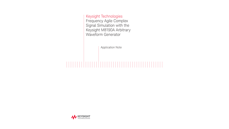 Frequency Agile Complex Signal Simulation with AWGs